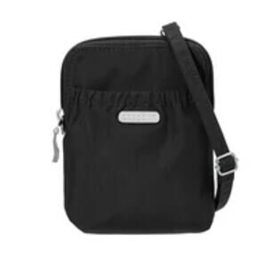 Baggallini Bryant Pouch RFID Anti-Theft Black Crossbody/Waist/Shoulder Bag